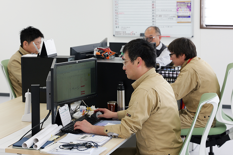 製品開発部の様子